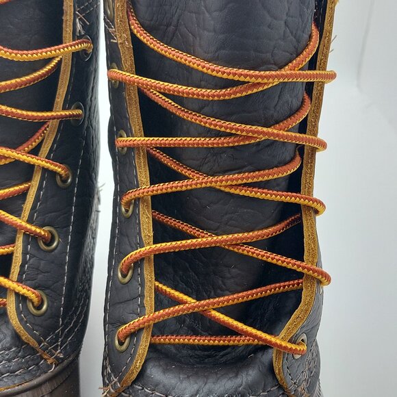 LL Bean Bison Leather Boots for Women - Size 7 - Picture 5 of 13